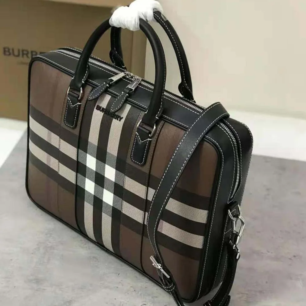 Burberry Ainsworth Briefcase for Men in Brown