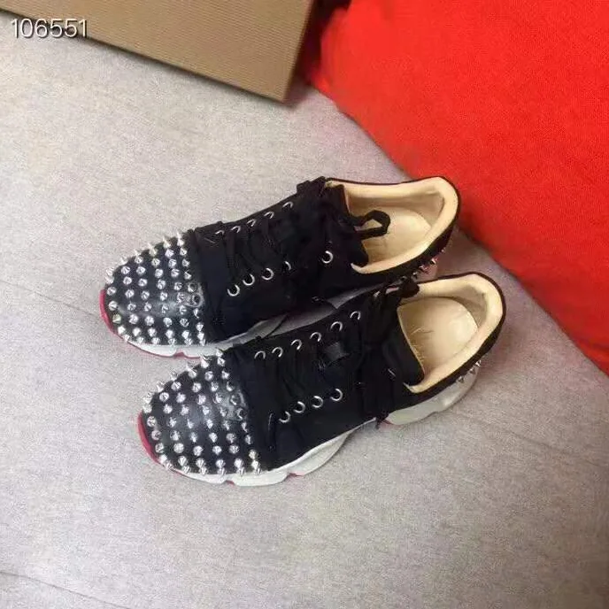 Christian Louboutin Shoes Vrs 2018 Sneakers for Women in Black Christian Louboutin Shoes Vrs 2018 Sneakers for Women in Black