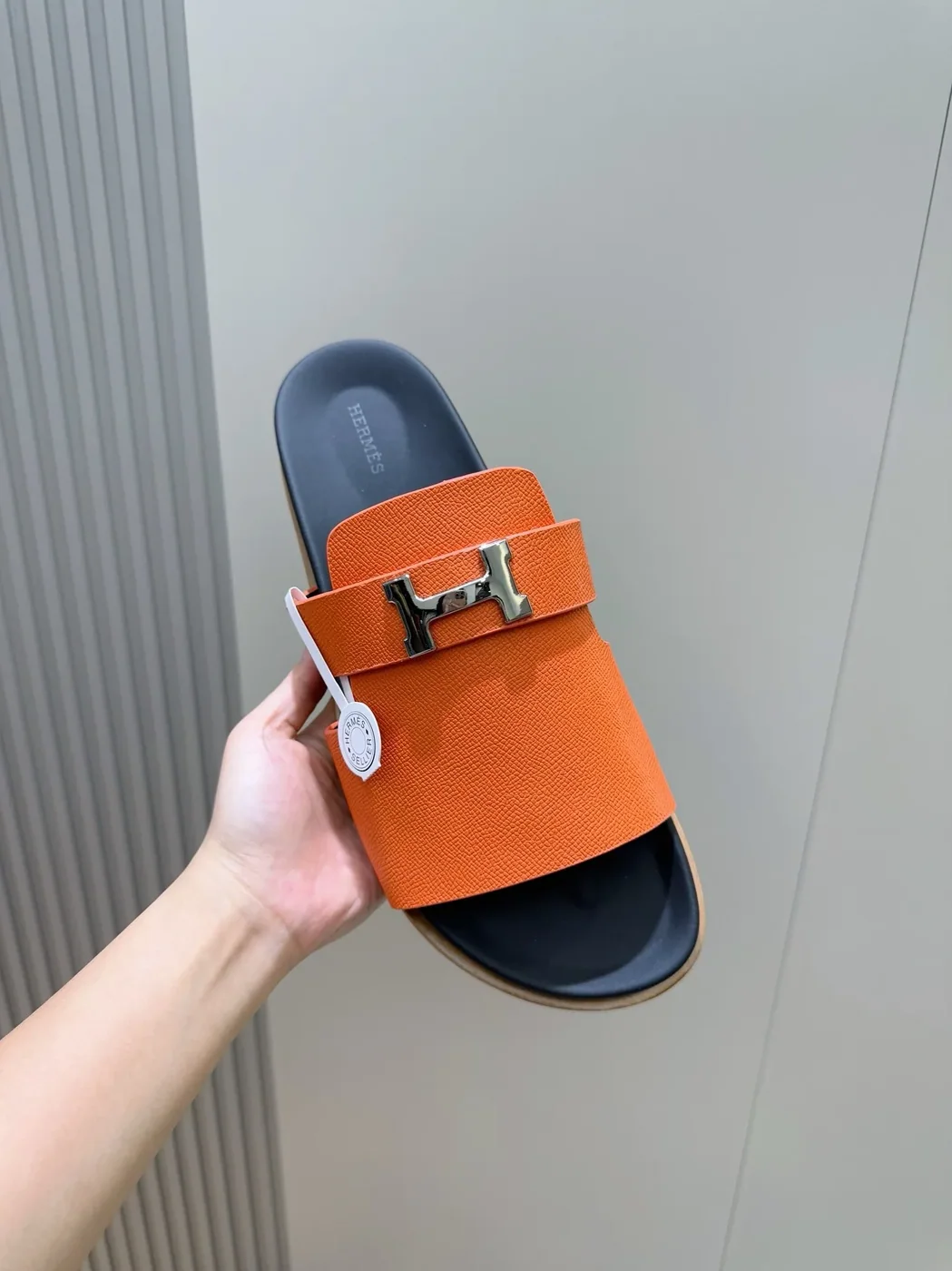 Hermes Jaures Sandals Orange Hermes Jaures Sandals Orange