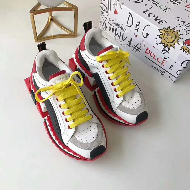 Dolce Gabbana D&G Shoes Multicolor Super King Sneakers for Women Dolce Gabbana D&G Shoes Multicolor Super King Sneakers for Women