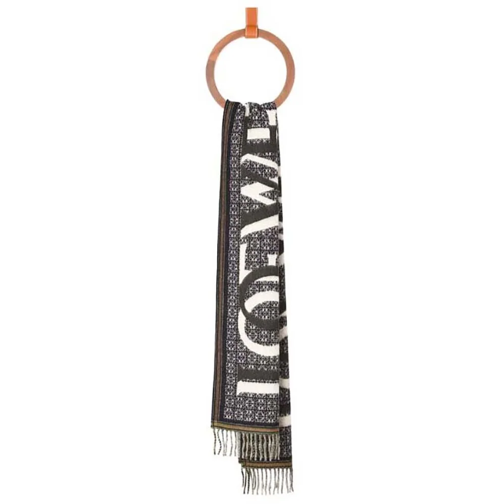 Loewe LOEWE Love Scarf in Wool and Cashmere for Unisex Loewe LOEWE Love Scarf in Wool and Cashmere for Unisex