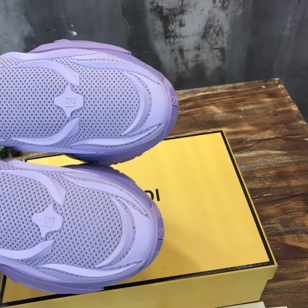 Fendi Flow Purple Sneakers 7E1504AHI8F1GB9 Fendi Flow Purple Sneakers 7E1504AHI8F1GB9
