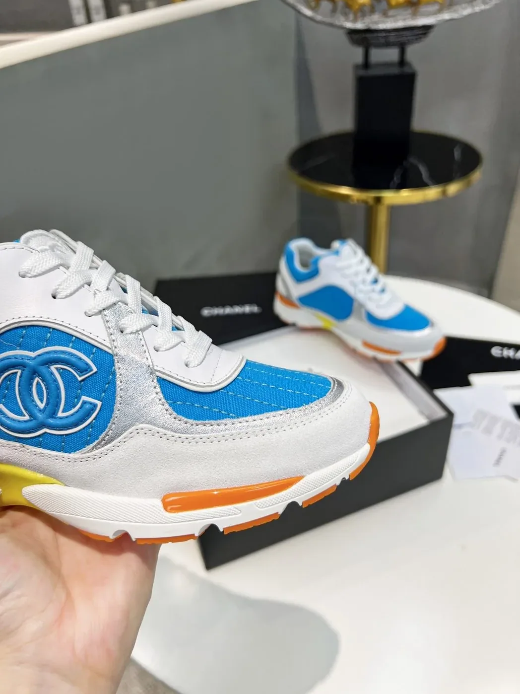 Chanel Sneakers Blue Chanel Sneakers Blue