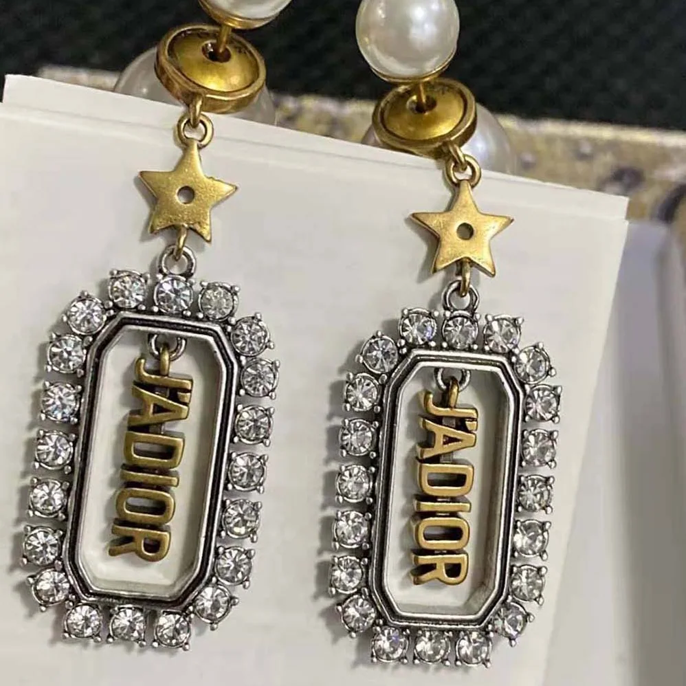 Dior Tribales Earrings Antique Gold and Palladium for Women in Finish Metal Dior Tribales Earrings Antique Gold and Palladium for Women in Finish Metal