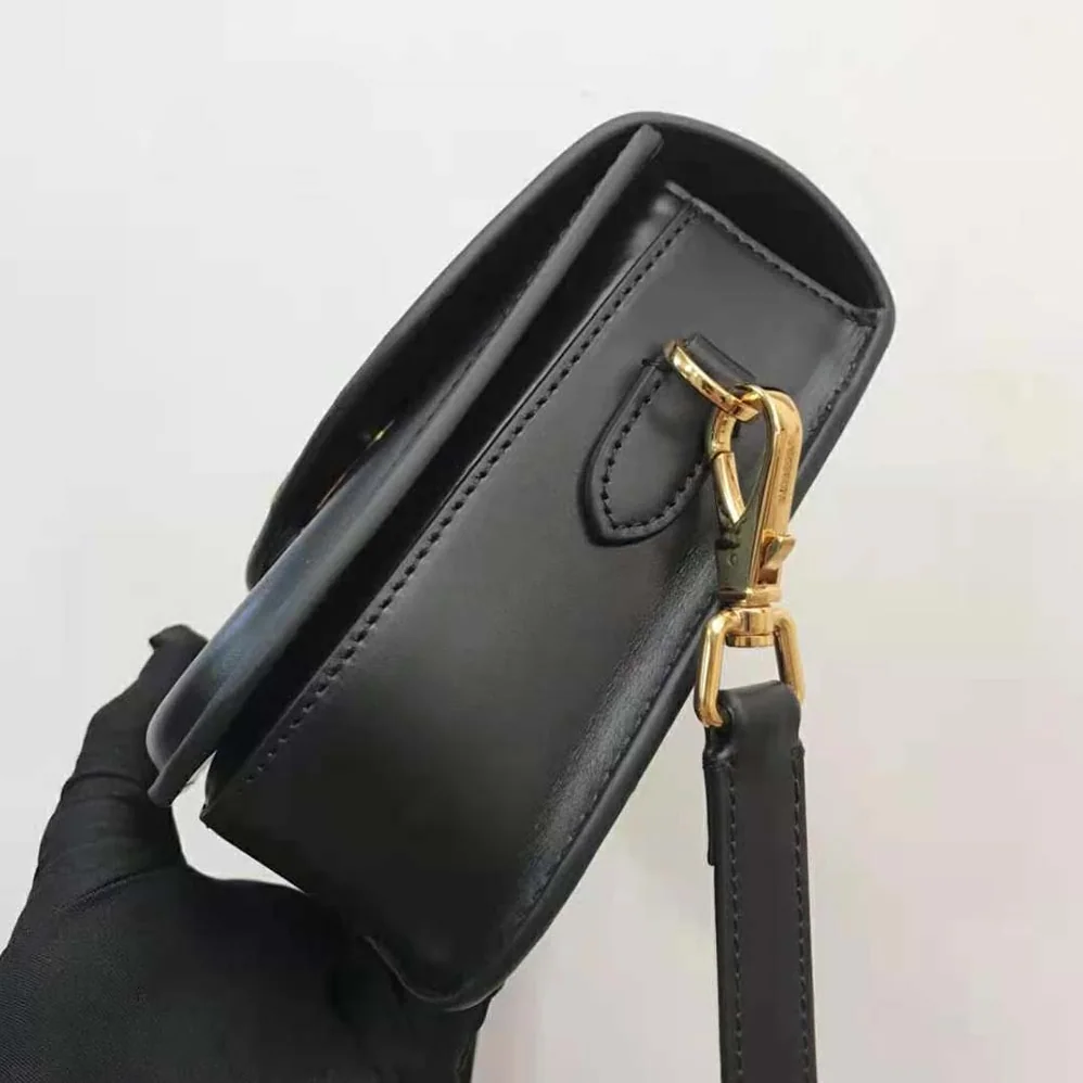 Burberry Leather Small Elizabeth Bag for Women in Black