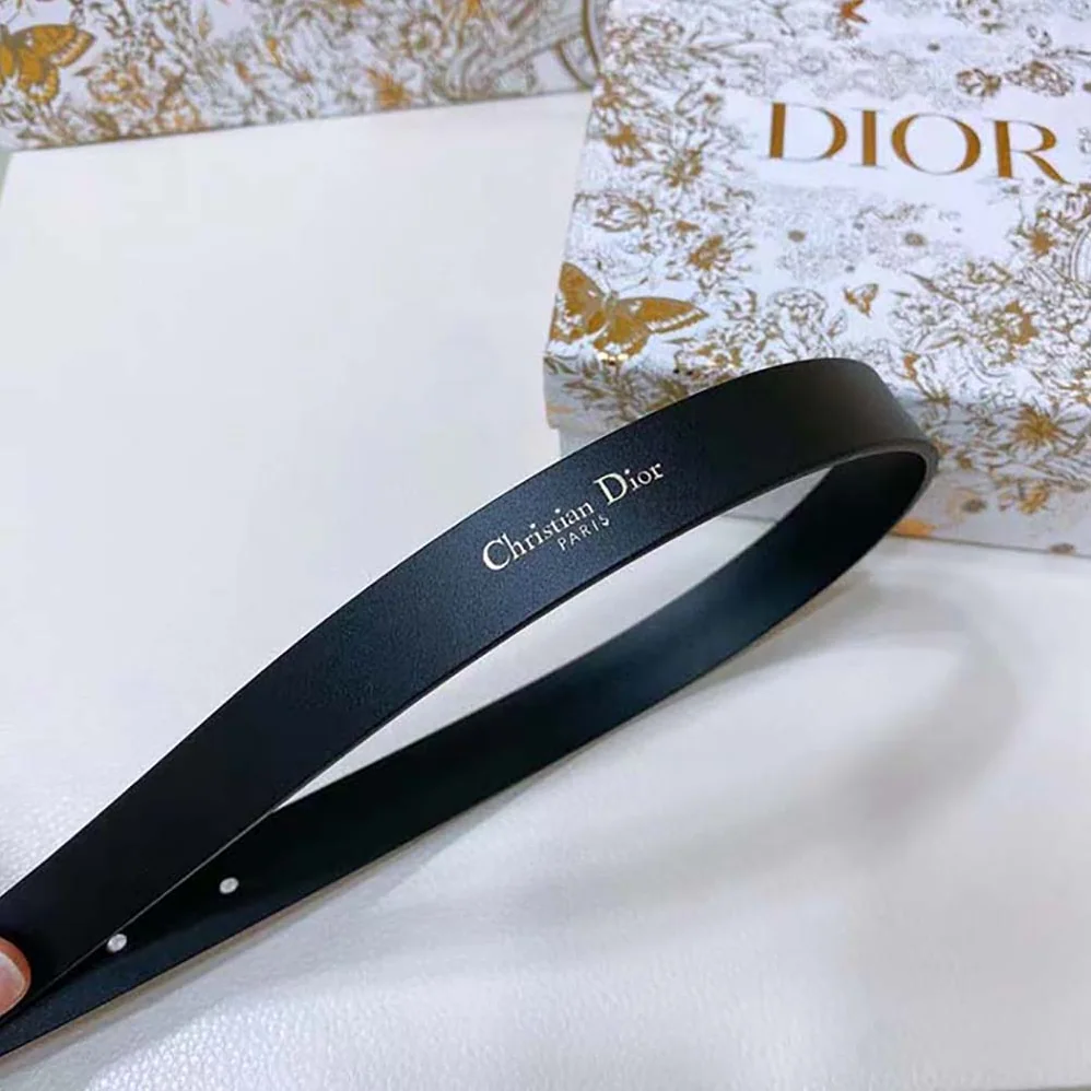 Dior Métamorphose Belt Black Ultrasmooth Calfskin 20 MM for Women in Gold Dior Métamorphose Belt Black Ultrasmooth Calfskin 20 MM for Women in Gold