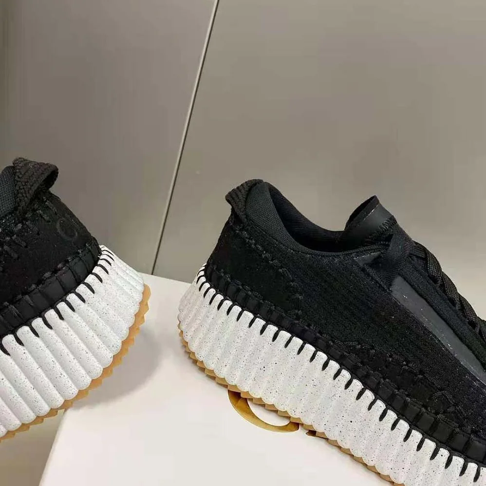 Chloe Nama Sneaker in Recycled Mesh for Women in Black Chloe Nama Sneaker in Recycled Mesh for Women in Black
