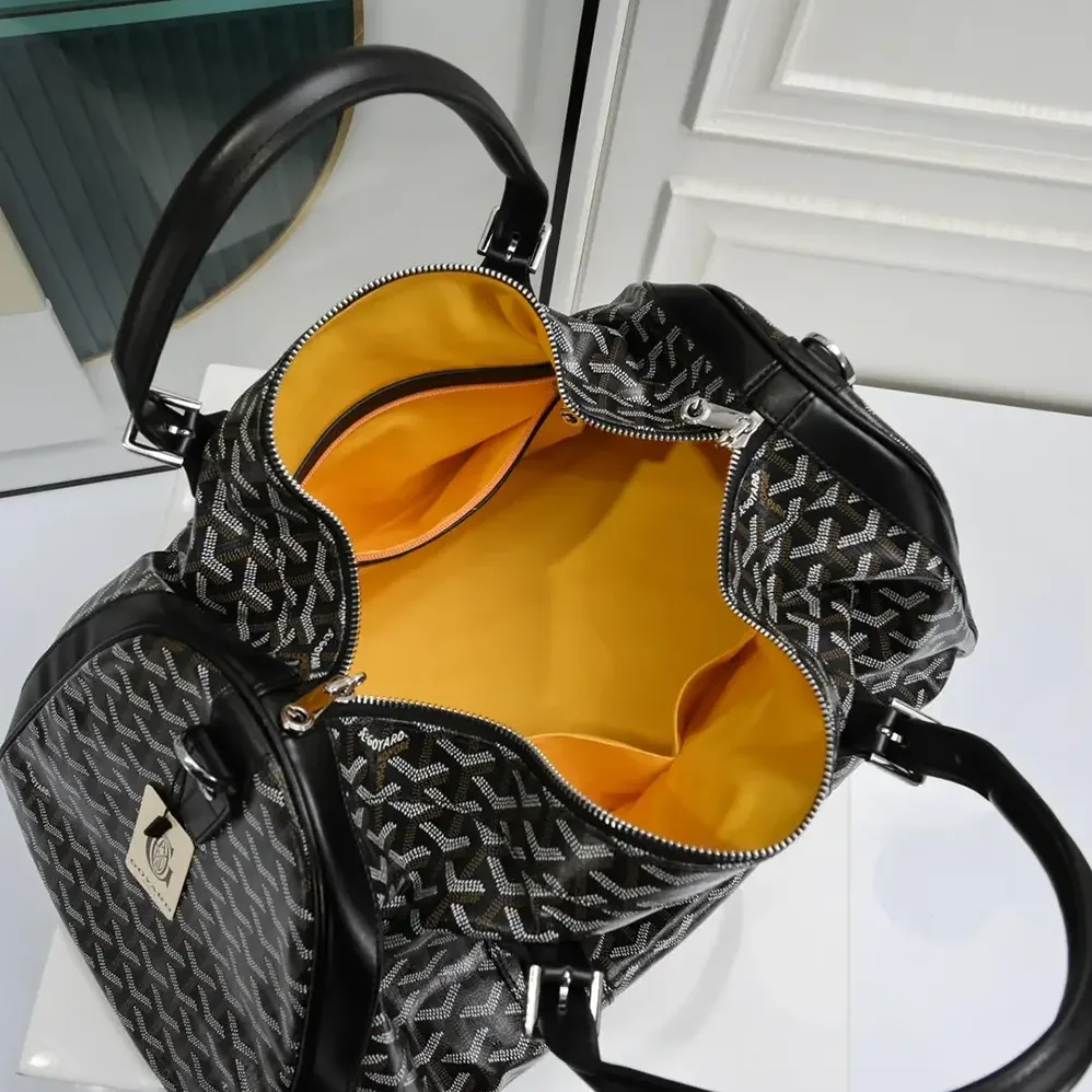 Goyard Boston 50 Bag for Unisex in Black