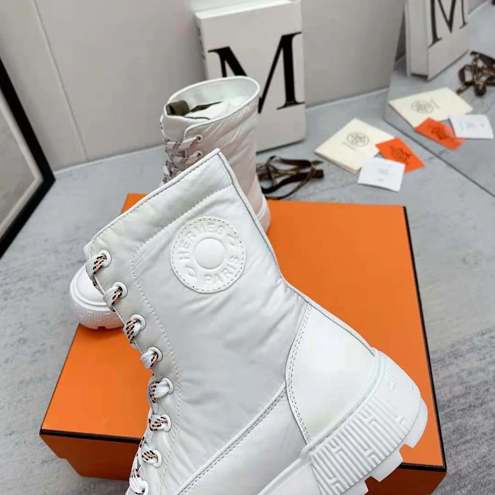 Hermes Fresh Ankle Boot for Women in White Hermes Fresh Ankle Boot for Women in White