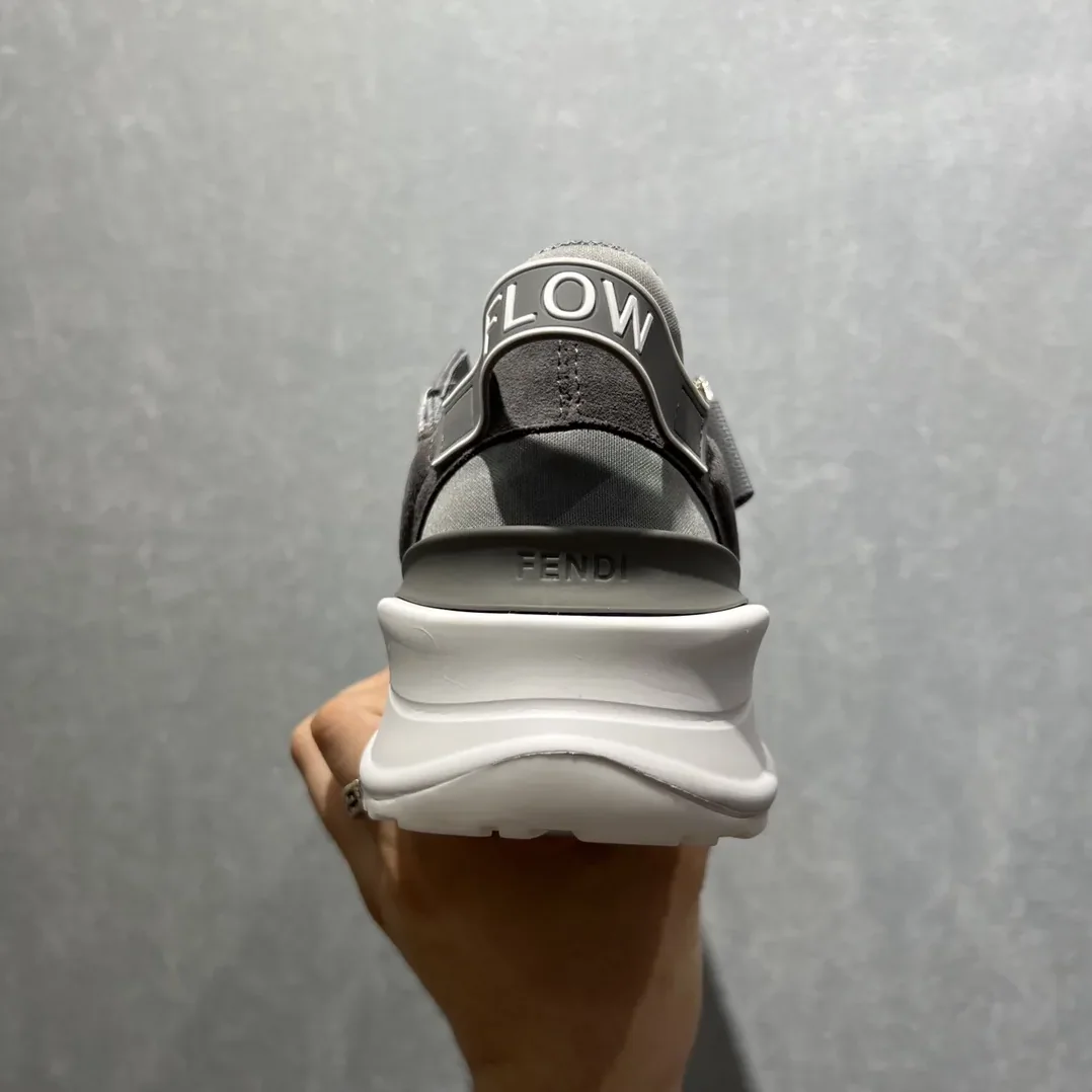 Fendi FD Flow Sneakers Grey 7E1392AD78F1FHF