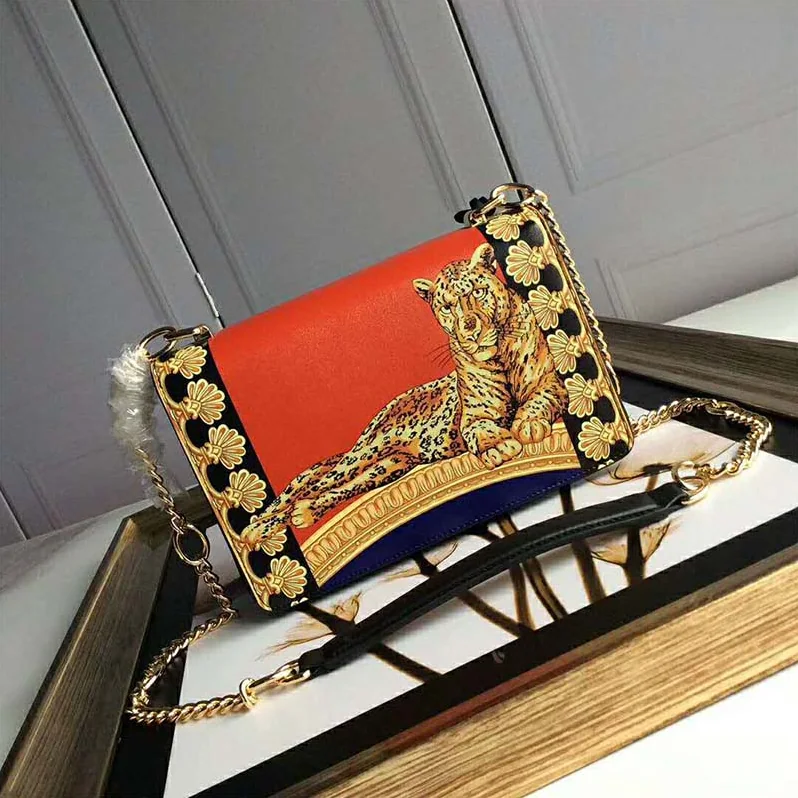 Versace Signature Pillow Talk in Calf Leather for Women in Black Versace Signature Pillow Talk in Calf Leather for Women in Black