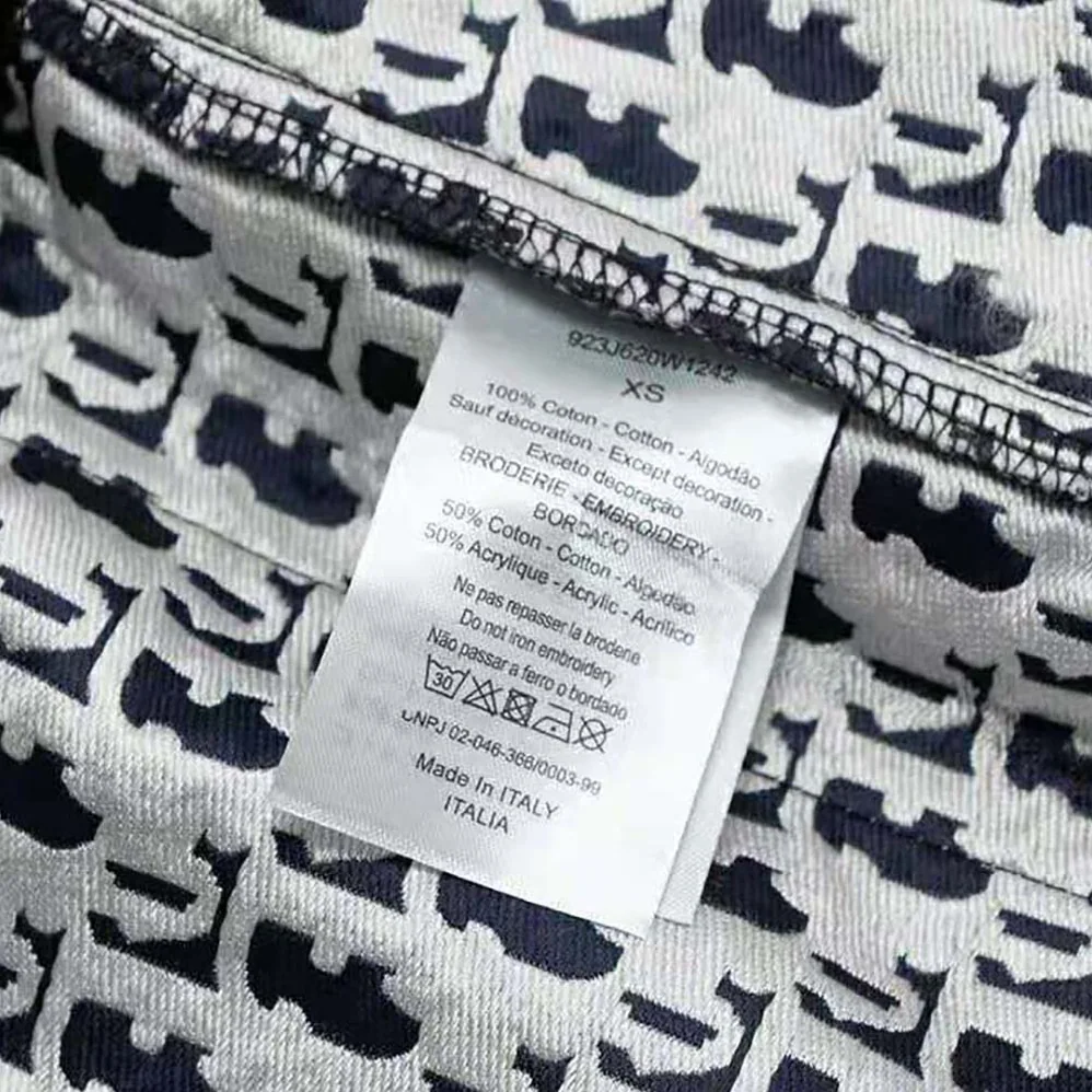 Dior Oblique Bermuda Shorts Blue Silk Twill for Men