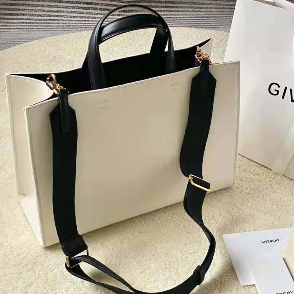 Givenchy Medium G Tote Shopping Bag in Canvas for Women in Beige