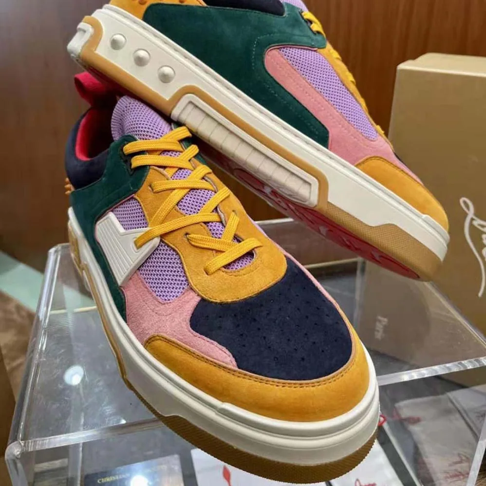 Christian Louboutin Astroloubi in Veau Velours for Unisex in Green Christian Louboutin Astroloubi in Veau Velours for Unisex in Green
