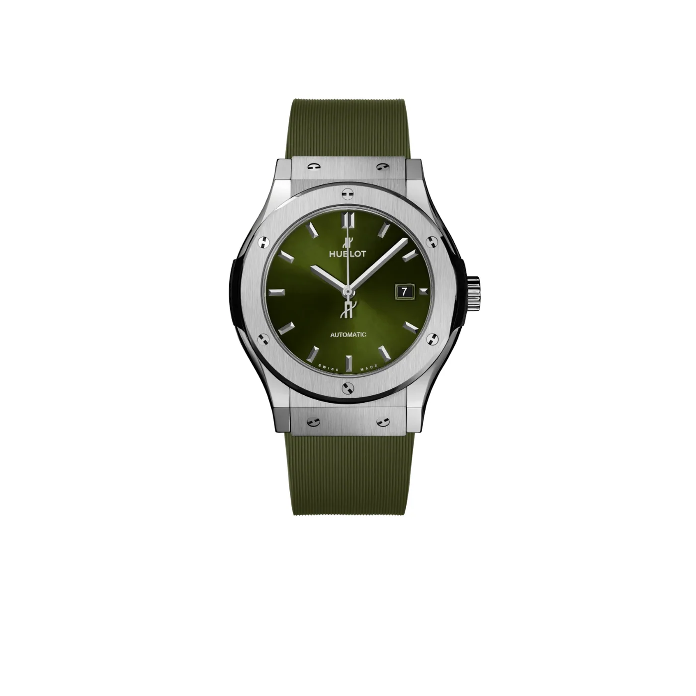Hublot Classic Fusion Watch Green Strap Green Dial Hublot Classic Fusion Watch Green Strap Green Dial