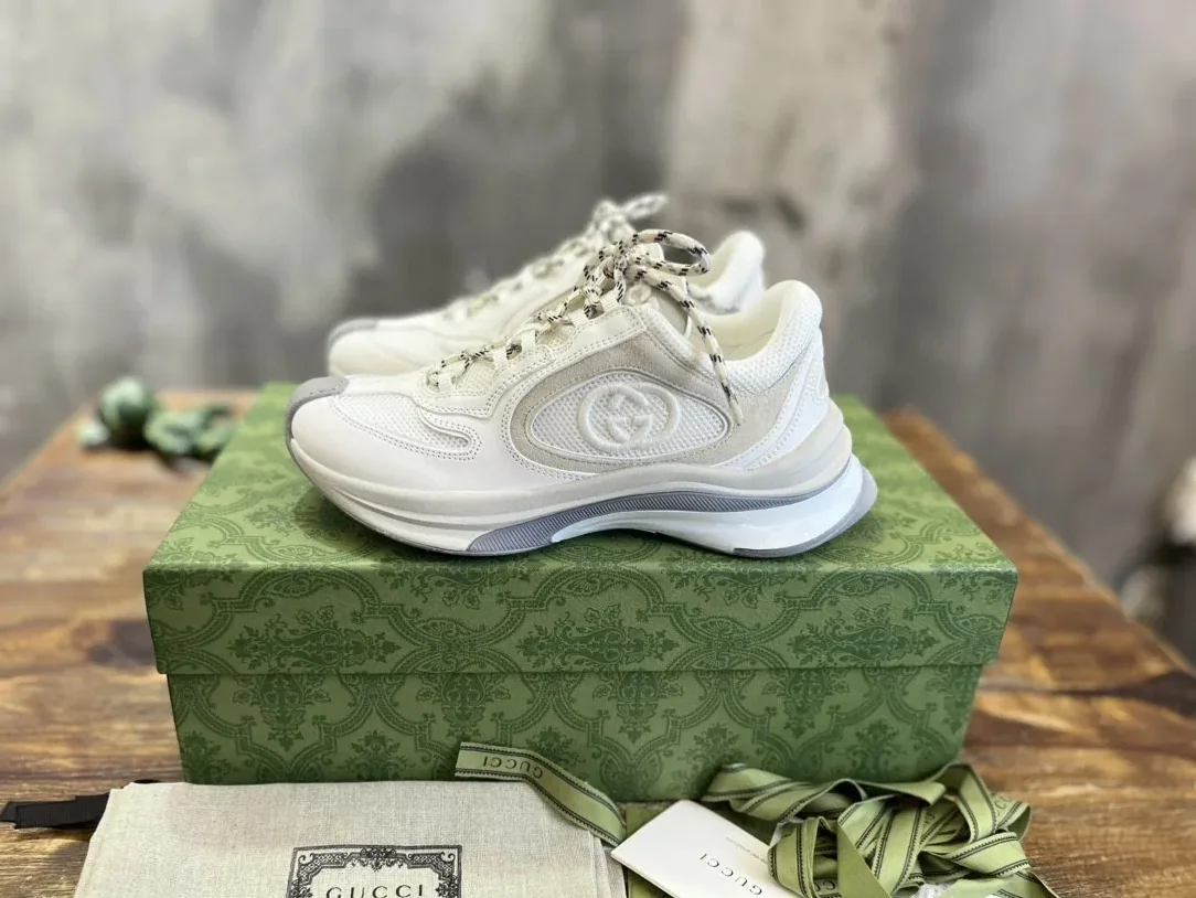 Gucci Run Sneaker White Gucci Run Sneaker White