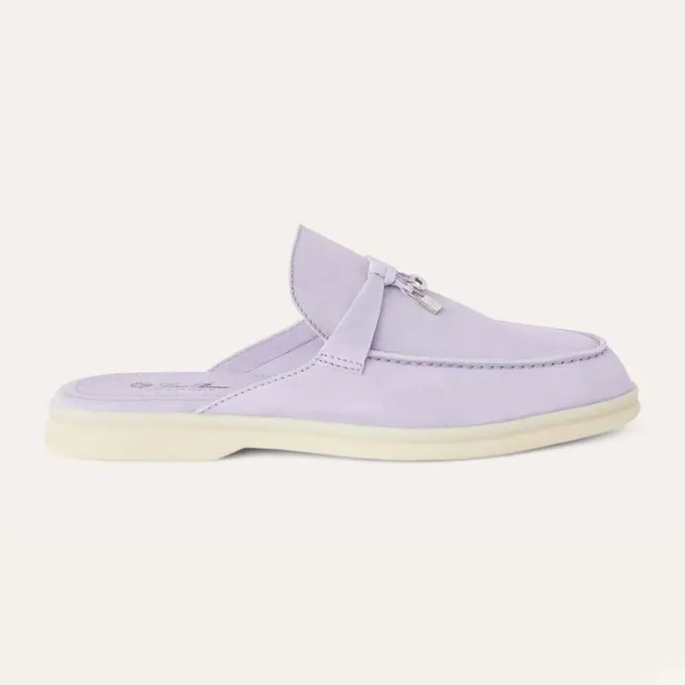 Loro Piana Babouche Charms Walk Loafers for Unisex in Purple Loro Piana Babouche Charms Walk Loafers for Unisex in Purple