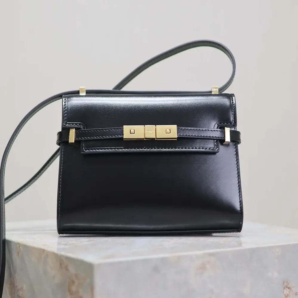 Saint Laurent YSL Mini Manhattan in Box Saint Laurent for Women in Black