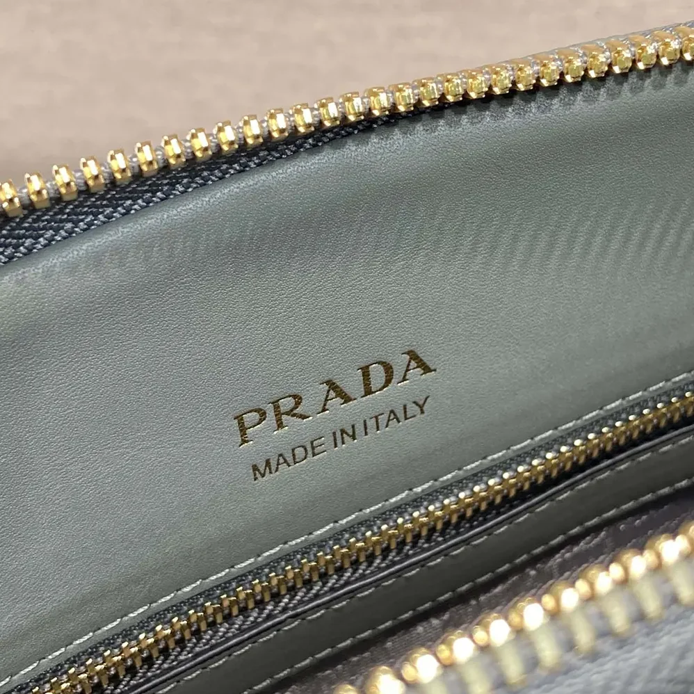 Prada Medium Saffiano Leather Bag for Women in Gray Prada Medium Saffiano Leather Bag for Women in Gray