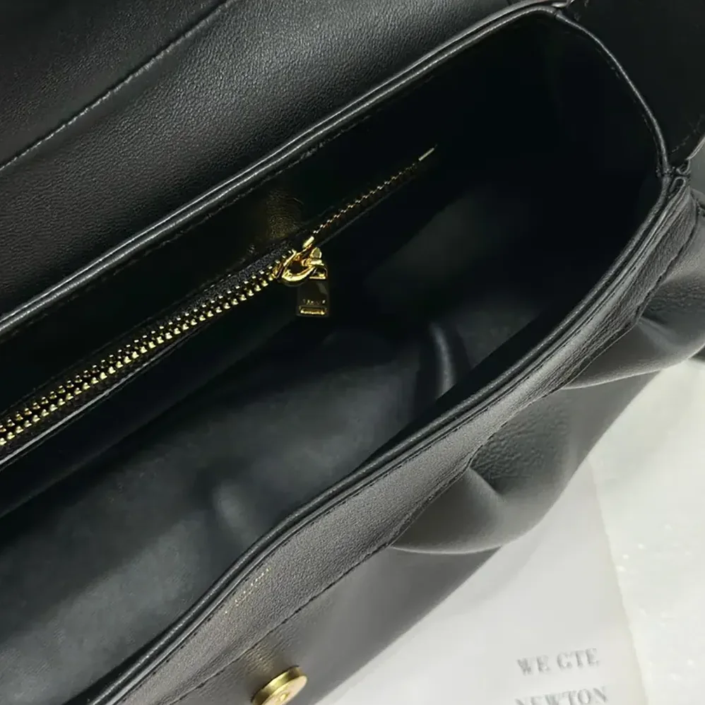 Celine Medium Polly Bag in Supple Calfskin-Black 115633FDU.38NO for Women Celine Medium Polly Bag in Supple Calfskin-Black 115633FDU.38NO for Women