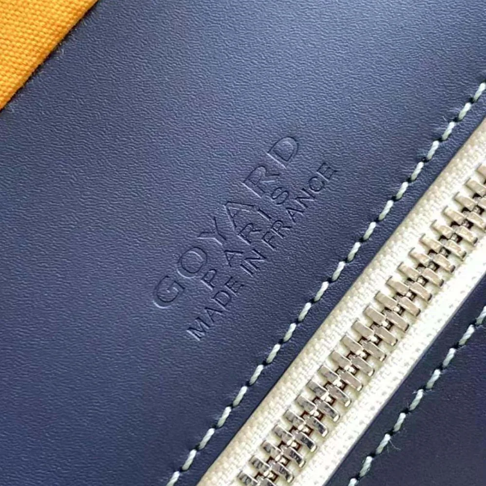 Goyard Ambassade MM Document Case for Women in Navy