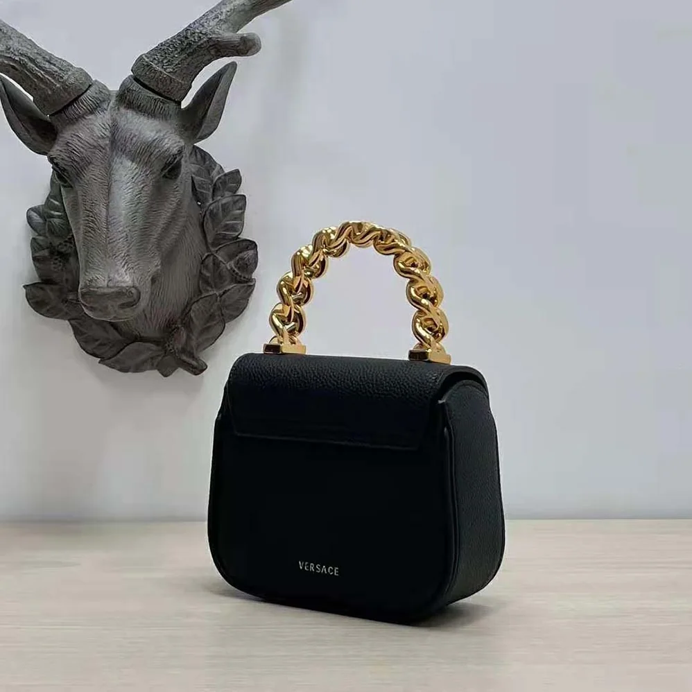 Versace La Medusa Mini Bag for Women in Black Versace La Medusa Mini Bag for Women in Black