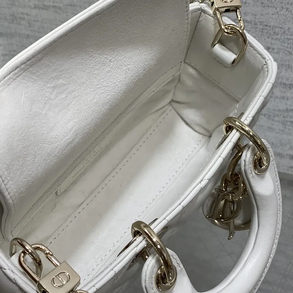 Dior Lady D-Joy Micro Bag Latte Cannage Lambskin for Women