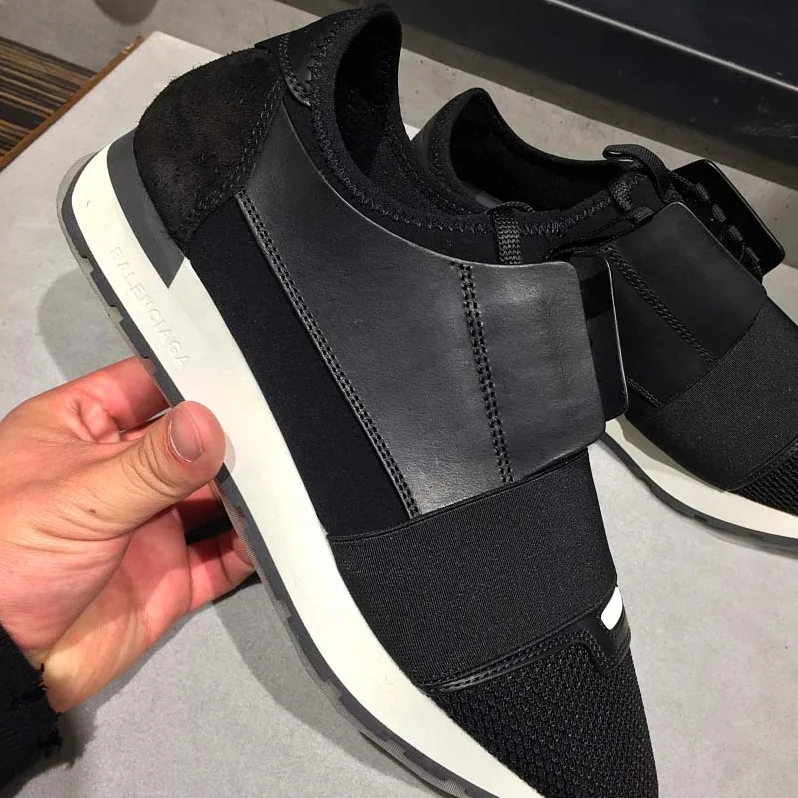 Balenciaga Race Runners Shoes Black for Men Balenciaga Race Runners Shoes Black for Men