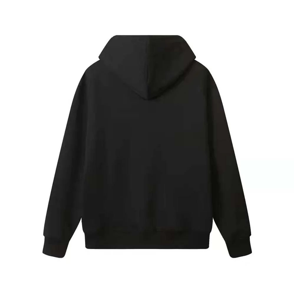 Loewe Relaxed Fit Hoodie in Cotton for Men in Black Loewe Relaxed Fit Hoodie in Cotton for Men in Black