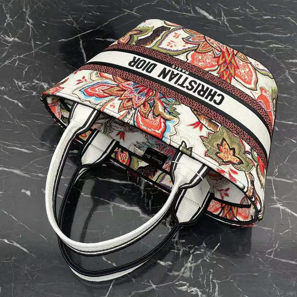 Dior Hat Basket Bag Natural Multicolor Albero della Vita Embroidery for Women Dior Hat Basket Bag Natural Multicolor Albero della Vita Embroidery for Women
