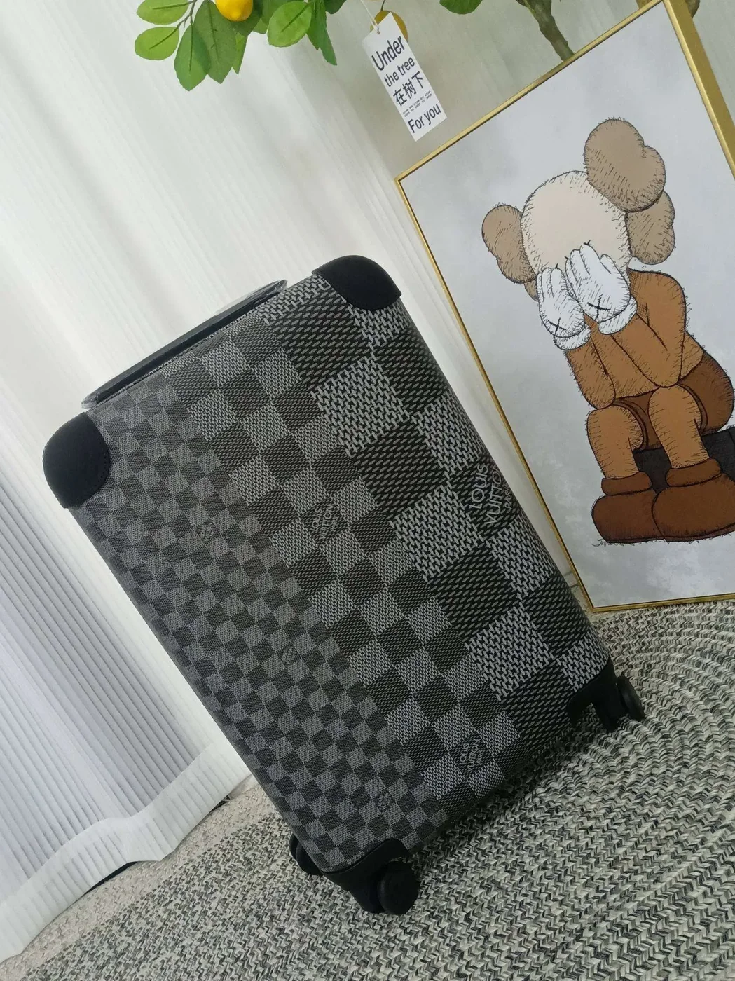 Louis Vuitton Horizon 55 / Damier Graphite Grey Silver Hardware Louis Vuitton Horizon 55 / Damier Graphite Grey Silver Hardware