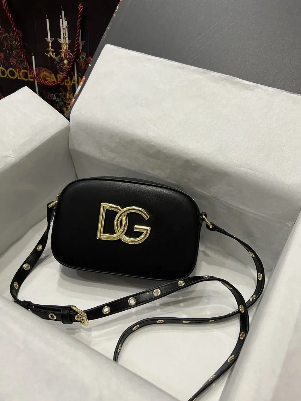 Dolce & Gabbana Crossbody 3.5 Bag Black / DG BB7095AW57680999