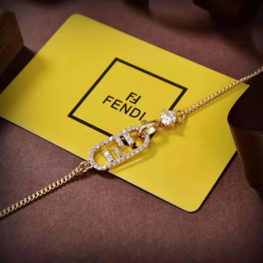 Fendi O'Lock Bracelet Gold for Women in Colored