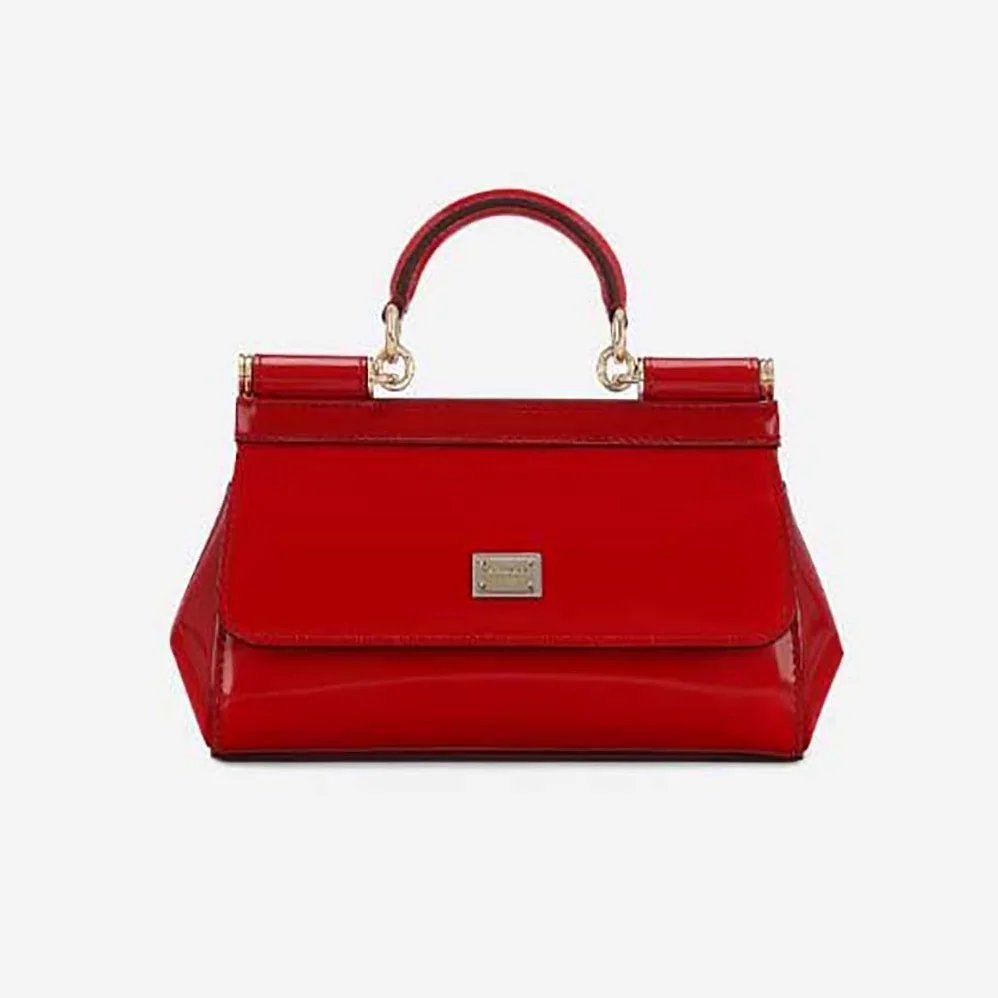 Dolce Gabbana D&G Small Sicily Handbag for Women in Red