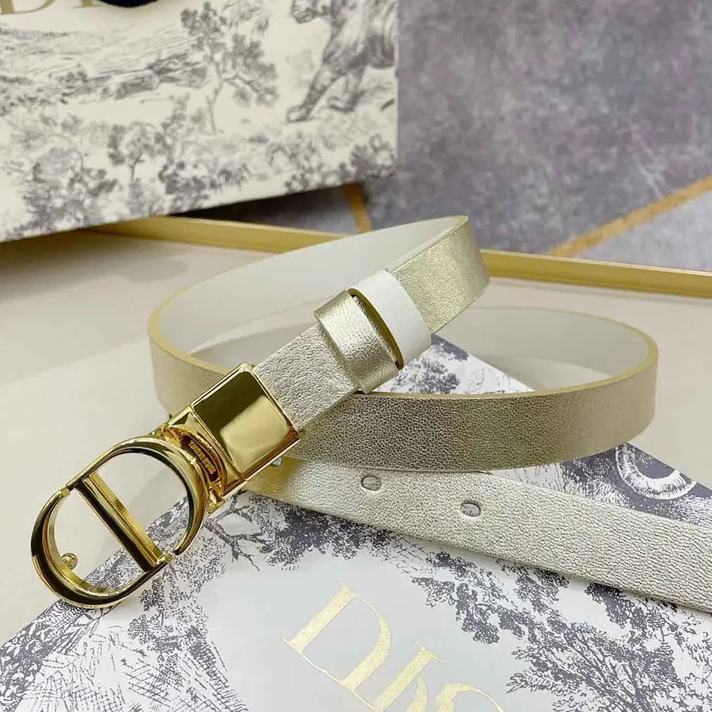 Dior 30 Montaigne Reversible Belt Gold-Tone and Latte Smooth Calfskin for Women Dior 30 Montaigne Reversible Belt Gold-Tone and Latte Smooth Calfskin for Women