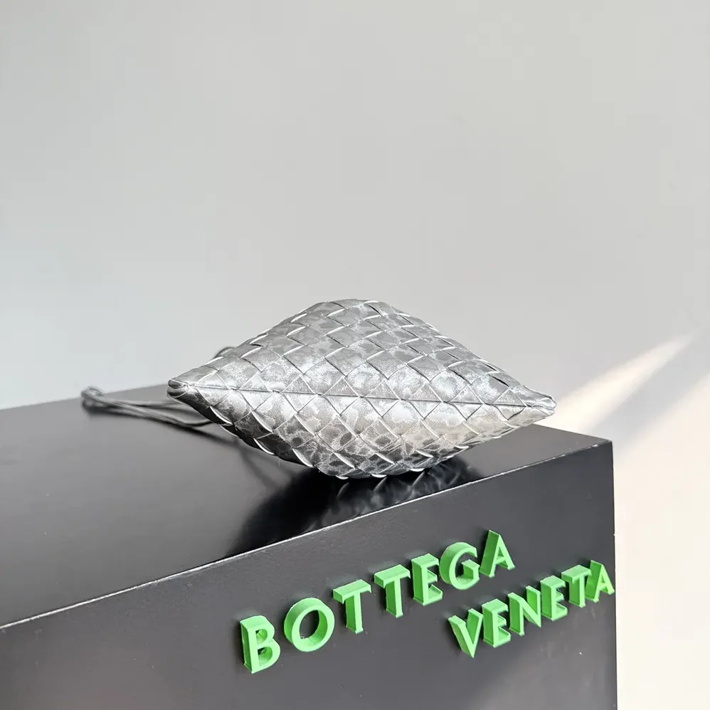 Bottega Veneta Small Dustbag for Women in Silver