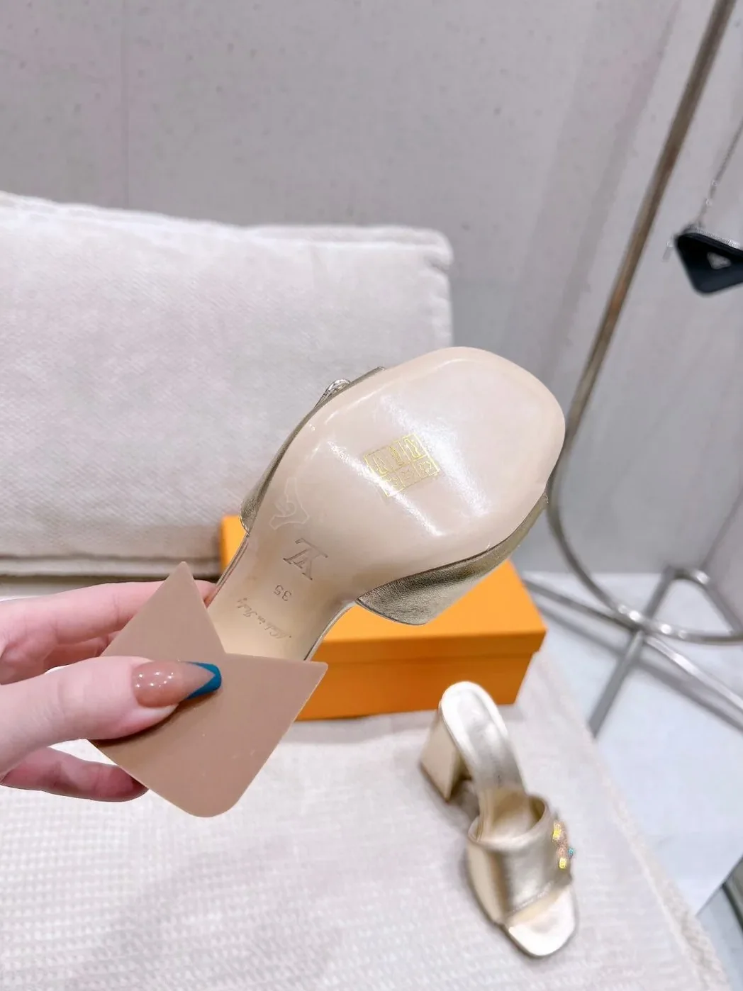 Louis Vuitton Shake Mule Gold Louis Vuitton Shake Mule Gold
