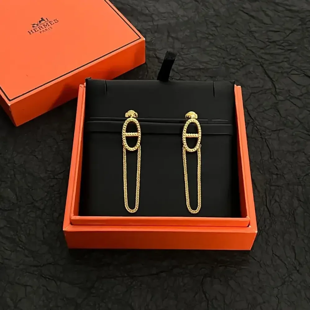 Hermes Chaine D Ancre Danae Earrings H222514Bv00 for Women