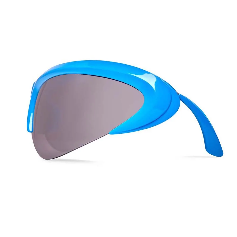 Balenciaga Wire Cat Sunglasses in Turquoise for Women in Blue