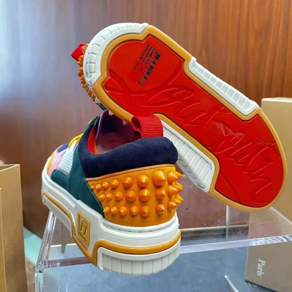 Christian Louboutin Astroloubi in Veau Velours for Unisex in Green Christian Louboutin Astroloubi in Veau Velours for Unisex in Green