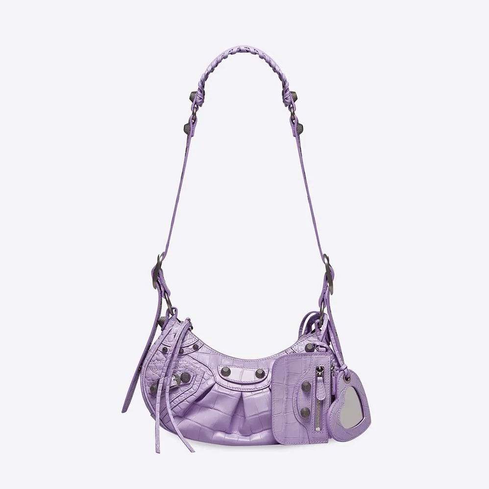 Balenciaga Le Cagole XS Shoulder Bag in Purple for Women