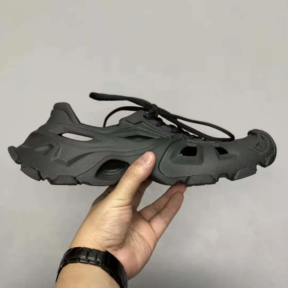 Balenciaga HD Lace for Unisex in up Sneaker in Black Balenciaga HD Lace for Unisex in up Sneaker in Black