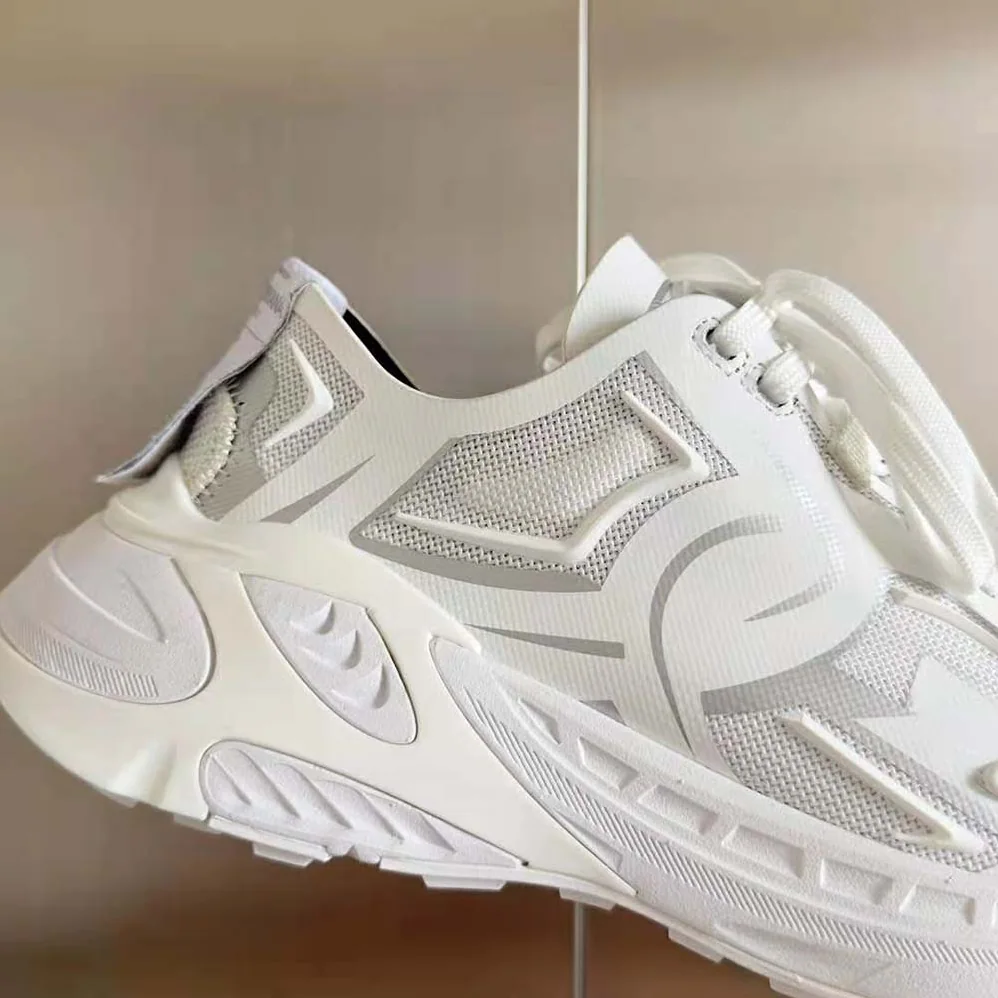 Dolce Gabbana D&G Technical Fabric Fast Sneakers for Unisex in White