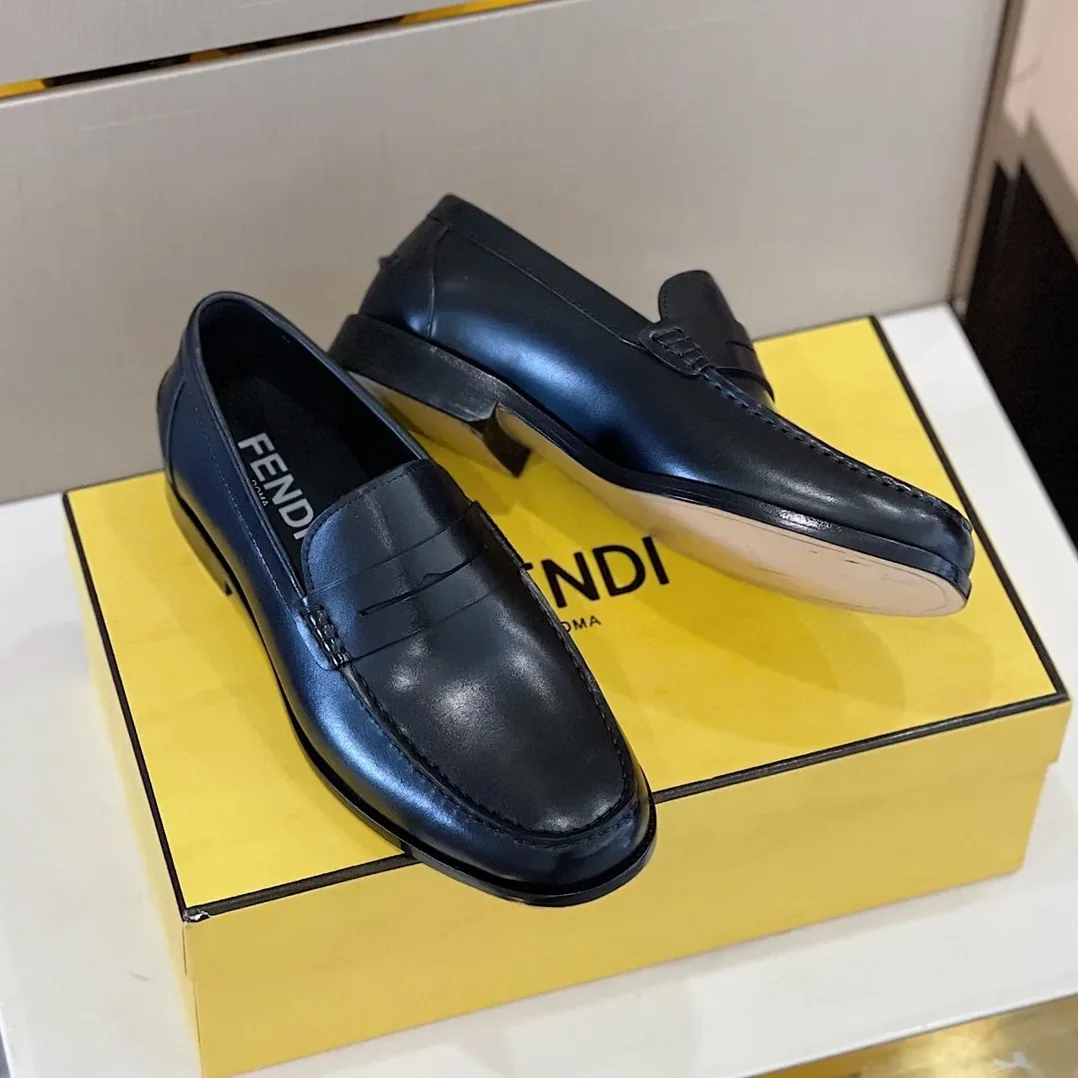 Fendi Force Matte Black Loafers Fendi Force Matte Black Loafers