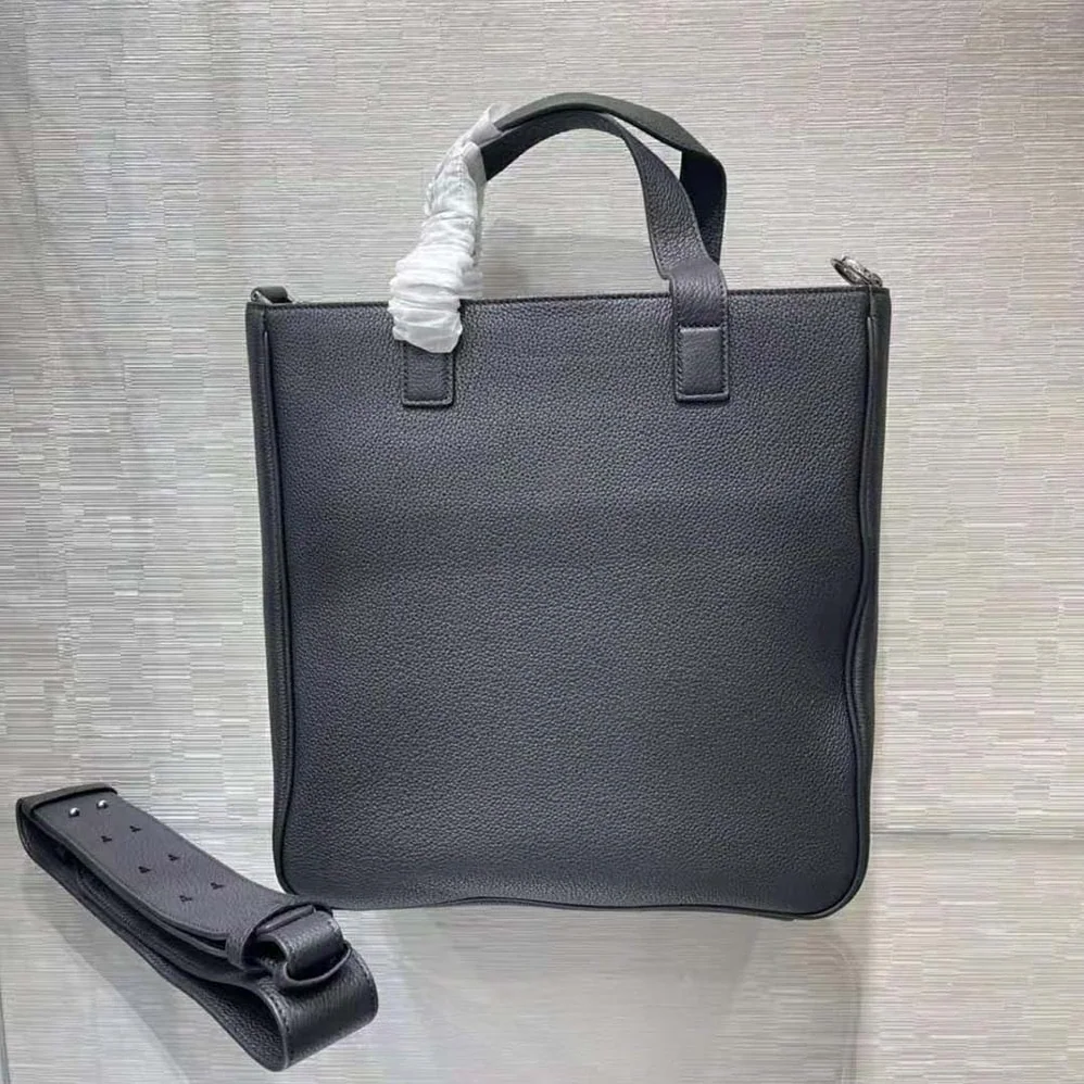 Dior Saddle Tote Bag with Shoulder Strap Black Grained Calfskin for Men Dior Saddle Tote Bag with Shoulder Strap Black Grained Calfskin for Men