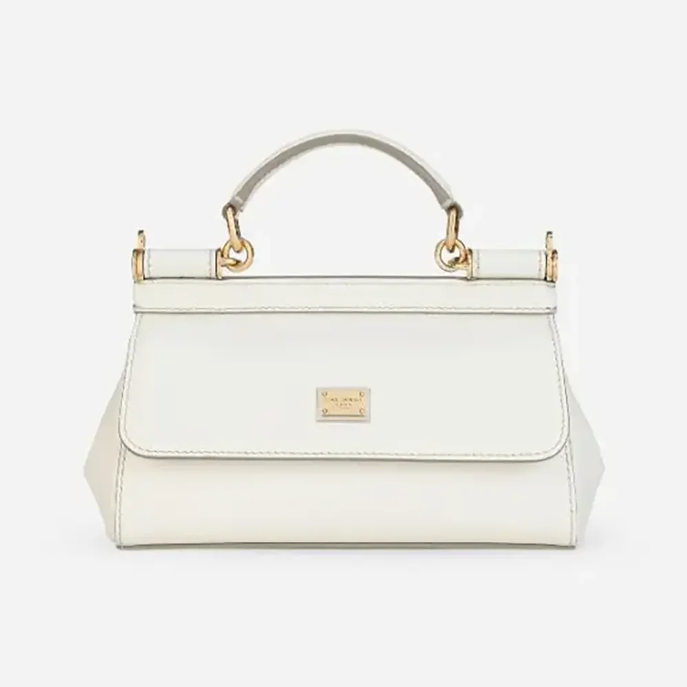 Dolce Gabbana D&G Small Sicily Handbag for Women in White Dolce Gabbana D&G Small Sicily Handbag for Women in White