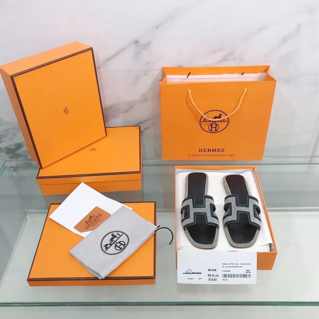 Hermes Oran Sandal Black/Silver , Shoes for Women Hermes Oran Sandal Black/Silver , Shoes for Women