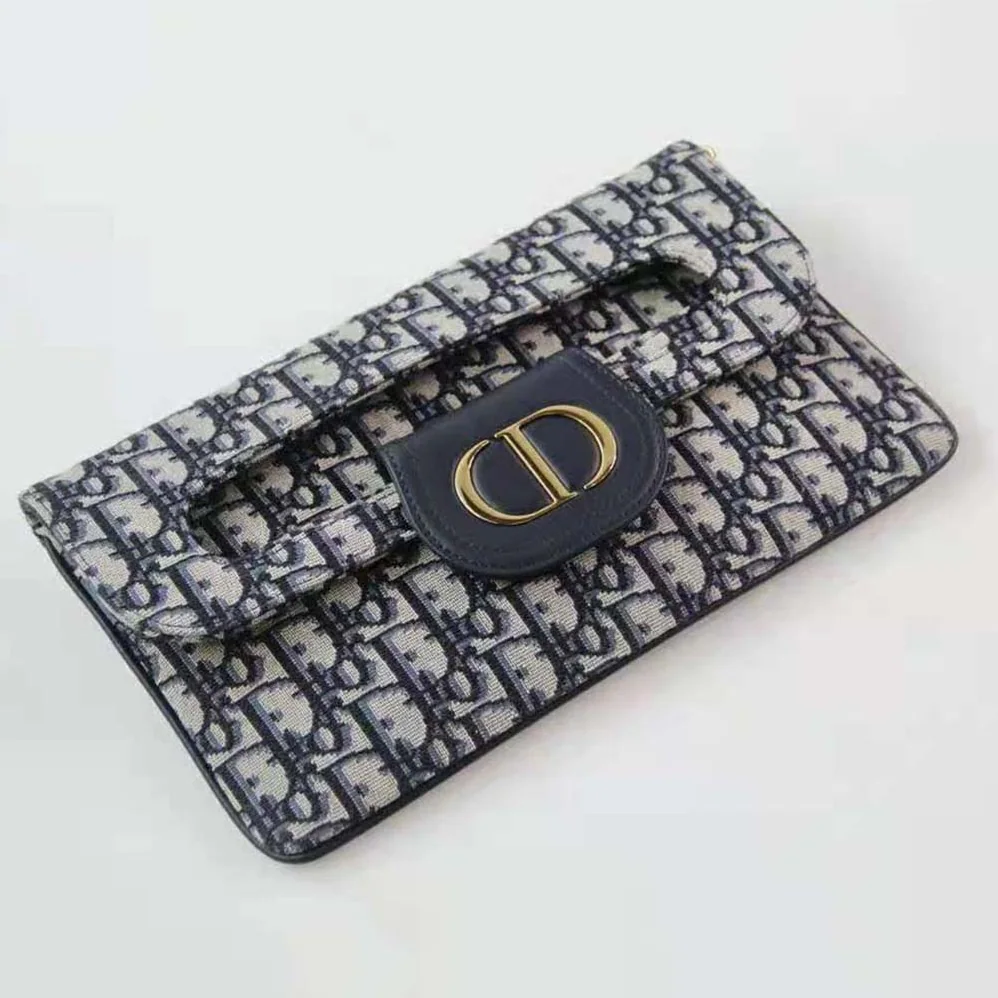 Dior Medium Diordouble Bag Blue Dior Oblique Jacquard for Women Dior Medium Diordouble Bag Blue Dior Oblique Jacquard for Women
