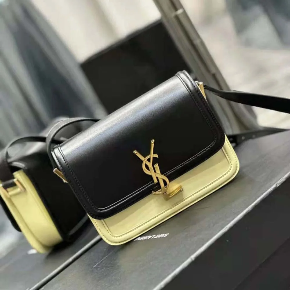 Saint Laurent YSL Solferino Medium Satchel in Box Saint Laurent Leather for Women Saint Laurent YSL Solferino Medium Satchel in Box Saint Laurent Leather for Women