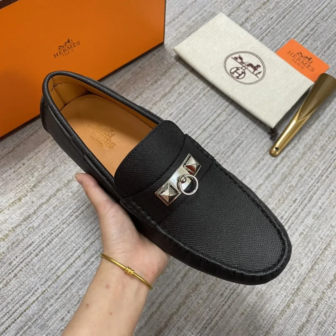 Hermes Irving Loafer Black Hermes Irving Loafer Black
